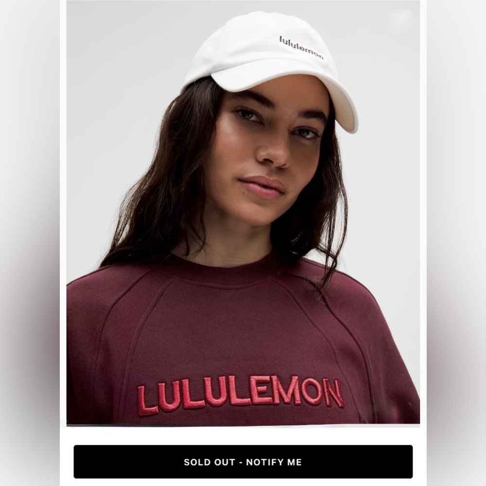 NWT lululemon Oversized Scuba Wordmark, M/L